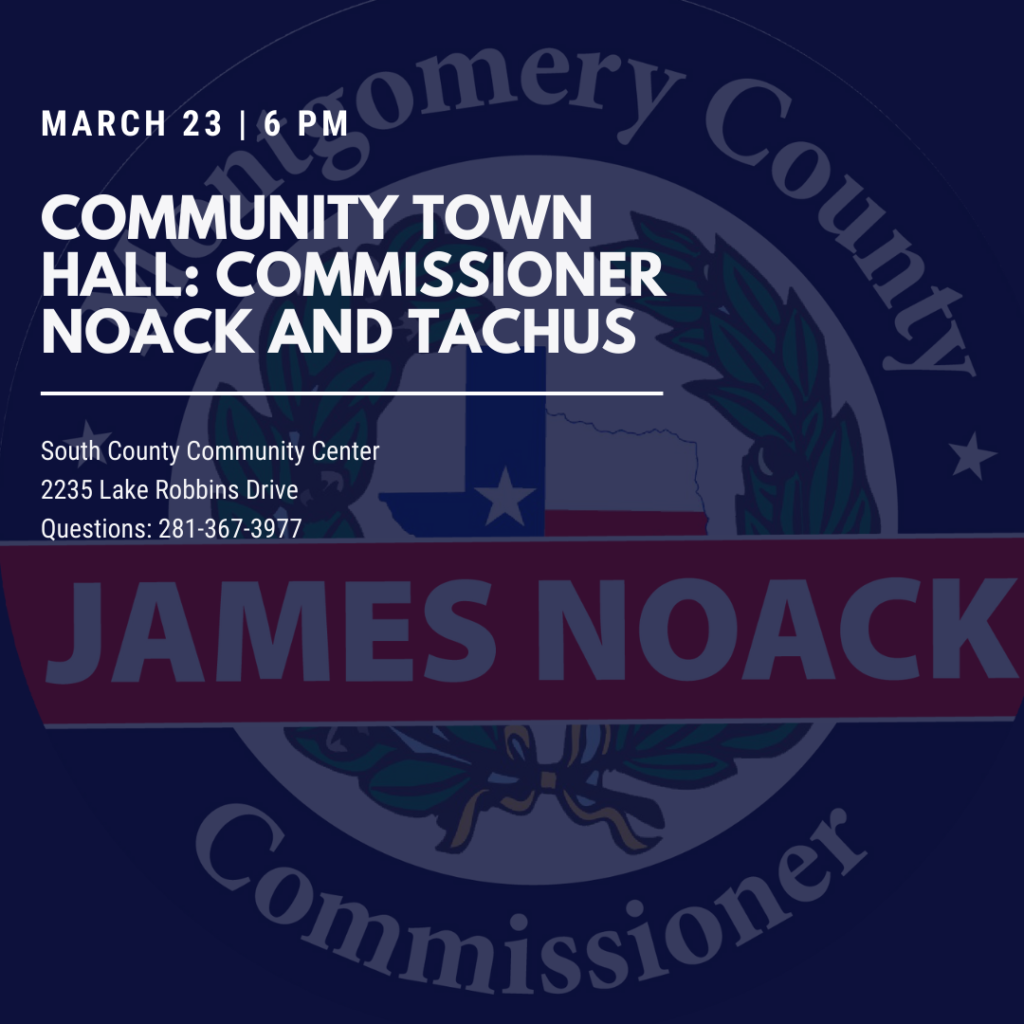 Commissioner Noack town hall Tachus | Precinct 3